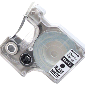 CINTA DE 1/2""" DYMO NGR/BLC CINTA DE 1/2""" DYMO NGR/BLC