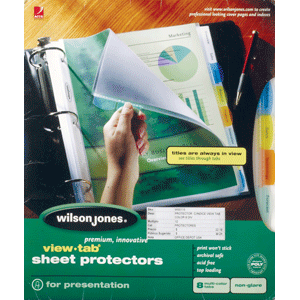 PROTECTORES DE HOJAS 8 DIVISIONES T/CARTA PAQ/8 PROTECTORES DE HOJAS 8 DIVISIONES T/CARTA PAQ/8
