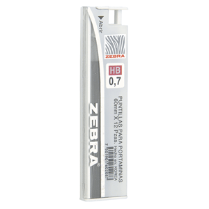 MINAS ZEBRA GRAFITO 0.7 HB 2U MINAS ZEBRA GRAFITO 0.7 HB 2U
