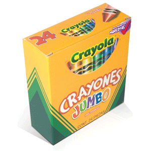 CRAYONES CRAYOLA JUMBO CAJA 24U