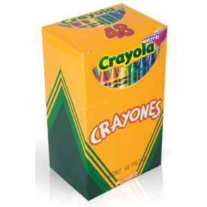 CRAYONES STANDAR CRAYOLA CAJA C/48 PZAS CRAYONES STANDAR CRAYOLA CAJA C/48 PZAS