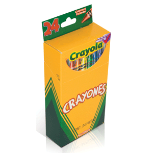 CRAYONES CRAYOLA CLASICOS 24U
