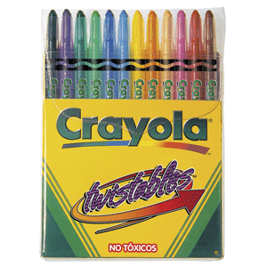 CRAYONES TWISTABLES CRAYOLA ESTUCHE CON 12 PIEZAS CRAYONES TWISTABLES CRAYOLA ESTUCHE CON 12 PIEZAS