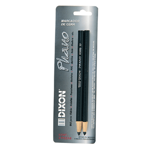 MARCADOR PHANO CERA NEGRO B/2