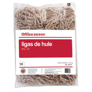 HULES OFFICE DEPOT #10 BOLSA CON 100 GRAMOS