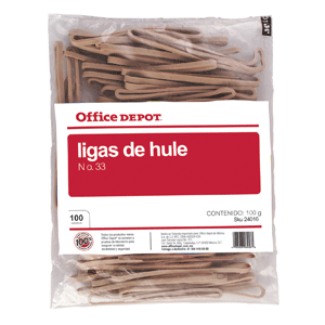 HULES OFFICE DEPOT #33 BOLSA CON 100 GRAMOS