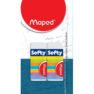 BORRADOR SOFTY BLISTER C/2 MAPED BORRADOR SOFTY BLISTER C/2 MAPED