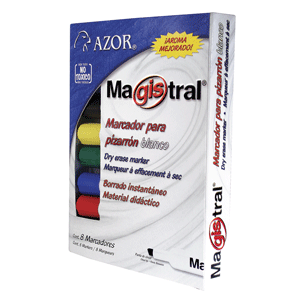 MARCADOR MAGISTRAL ESTUCHE C/8 COL.SURTIDOS