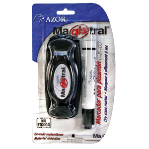 MARCADOR MAGISTRAL BL/1 BORRADOR/1 NEGRO