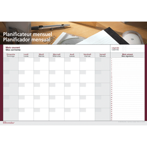 PLANEADOR MENSUAL 24 X 36""" BUSINESS BLUELINE PLANEADOR MENSUAL 24 X 36""" BUSINESS BLUELINE