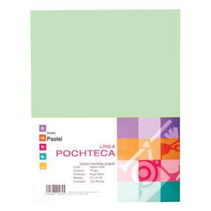 PAPEL PASTEL VERDE T/C 100 HJS / 75 GR