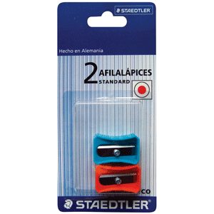 SACAPUNTAS DE PLASTICO B/2 STAEDTLER