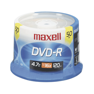 DVD-R 4.7 GB MAXELL 50PK DVD-R 4.7 GB MAXELL 50PK