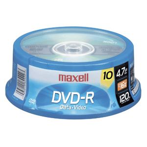 DVD-R 4.7 GB MAXELL SPINDLE 10PK DVD-R 4.7 GB MAXELL SPINDLE 10PK
