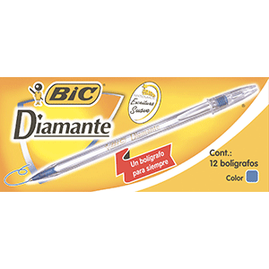 BOLIGRAFO BIC DIAMANTE (AZUL, CAJA 12 PIEZAS) BOLIGRAFO BIC DIAMANTE (AZUL, CAJA 12 PIEZAS)