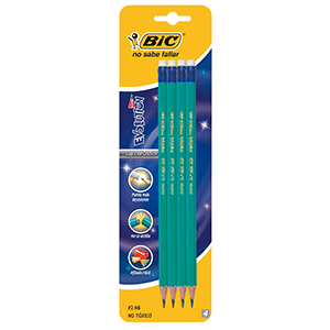 LAPIZ GRAFITO NO.2 BLISTER C/4 CONTE BIC LAPIZ GRAFITO NO.2 BLISTER C/4 CONTE BIC