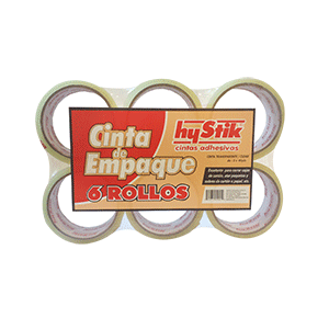 CINTA EMPAQUE 48x45 TRANSP P/6 CINTA EMPAQUE 48x45 TRANSP P/6