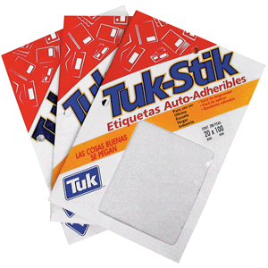 ETIQUETA TUK 25x38 C500 ETIQUETA TUK 25x38 C500