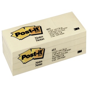 POST-IT AMARILLO 1.5X2 /12PZ POST-IT AMARILLO 1.5X2 /12PZ