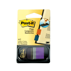 BANDERITAS POST-IT MORADO BL/1 BANDERITAS POST-IT MORADO BL/1