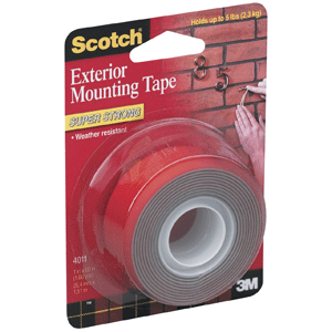 CINTA DE MONTAJE PARA EXTERIORES 24MM X 1.5 M PZA CINTA DE MONTAJE PARA EXTERIORES 24MM X 1.5 M PZA