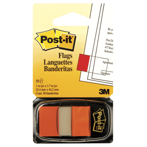 BANDERITA POST-IT NARANJA BL/1 3M BANDERITA POST-IT NARANJA BL/1 3M