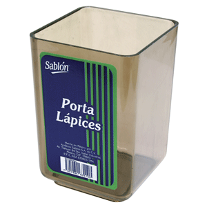 PORTA LAPIZ CUADRADO AHUMADO PORTA LAPIZ CUADRADO AHUMADO