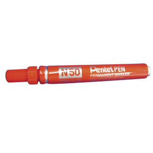 MARCADOR ROJO PERMANENTE. N-50 B/1 MARCADOR ROJO PERMANENTE. N-50 B/1