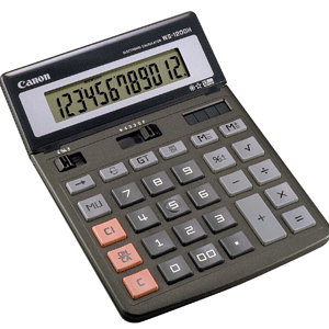 CALCULADORA CANON WS-1210HI-II 12 DIGITOS CALCULADORA CANON WS-1210HI-II 12 DIGITOS