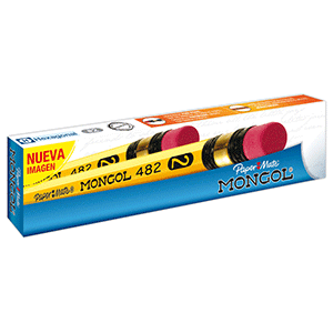 LAPIZ DE GRAFITO MONGOL HEXAGONAL 12U