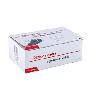 CLIP BINDER 2 CJ/12 UNIDADES OFFICE DEPOT