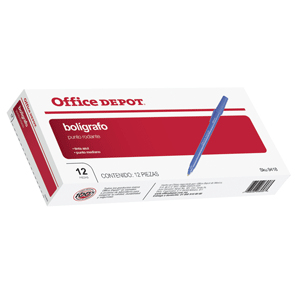 PLUMA AZUL P/M CAJA 12 OFFICE DEPOT PLUMA AZUL P/M CAJA 12 OFFICE DEPOT