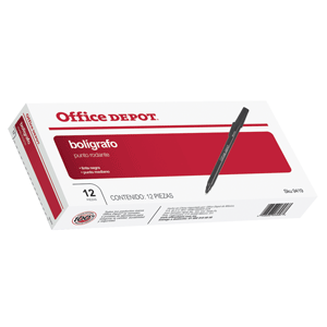 PLUMA NEGRA P/M CJ/12 OFFICE DEPOT PLUMA NEGRA P/M CJ/12 OFFICE DEPOT
