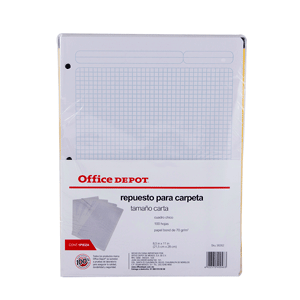 HOJAS C5 CARTA PK/100 OFFICE DEPOT