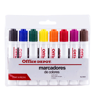 MARCADOR WATERINK ESTUCHE C/8 CORNER OFFICE