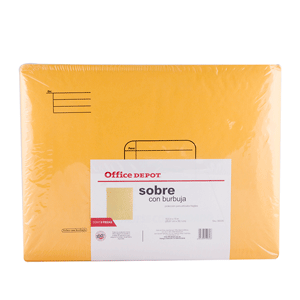 SOBRE 10.5 X 15""" CON BURBUJAS PK/5 OFFICE DEPOT SOBRE 10.5 X 15""" CON BURBUJAS PK/5 OFFICE DEPOT
