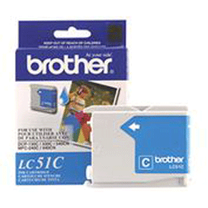 TINTA BROTHER LC51C CYAN PARA MFC-240C DCP-130 TINTA BROTHER LC51C CYAN PARA MFC-240C DCP-130