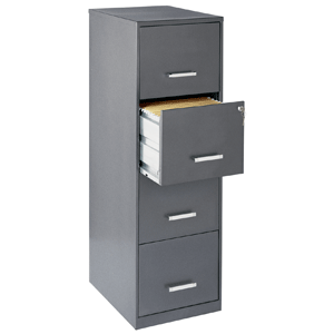 ARCHIVERO 4 GAVETAS GRIS CARTA
