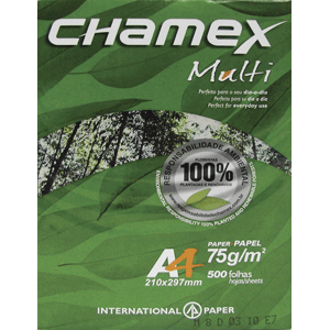 PAPEL CHAMEX A4 75GRS BLANCO RESMA