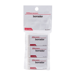 BORRADOR BLANCO BLISTER C/3 OFFICE DEPOT BORRADOR BLANCO BLISTER C/3 OFFICE DEPOT