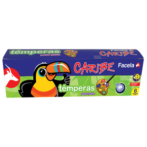 TEMPERA LAVABLE 6 COLORES FACELA TEMPERA LAVABLE 6 COLORES FACELA