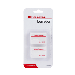 BORRADOR BLANCO BLISTER C/2 OFFICE DEPOT BORRADOR BLANCO BLISTER C/2 OFFICE DEPOT
