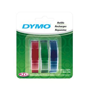 CINTA ETIQUETA EN RELIEVE DYMO 1741671 ROJO, VERDE Y AZUL CINTA ETIQUETA EN RELIEVE DYMO 1741671 ROJO, VERDE Y AZUL