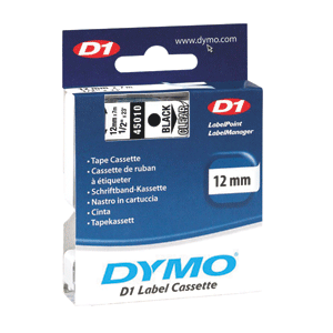 CINTA DE 1/2 DYMO TRANSP/ NEGRO