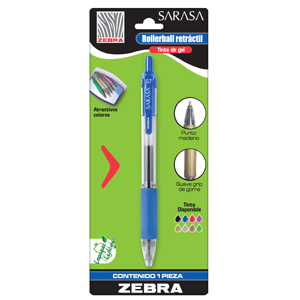 ROLLERBALL SARASA TINTA GEL COLOR AZUL B/1