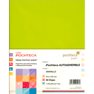 PAPEL AUTOADHERIBLE FLUORESCENTE AMARILLA 50HJS PAPEL AUTOADHERIBLE FLUORESCENTE AMARILLA 50HJS