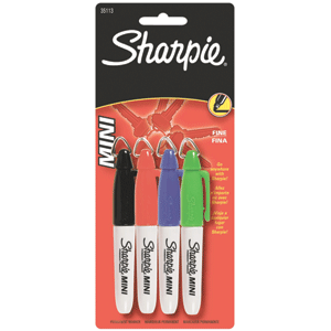 MARCADORES SHARPIE MINI 4CD BASICOS