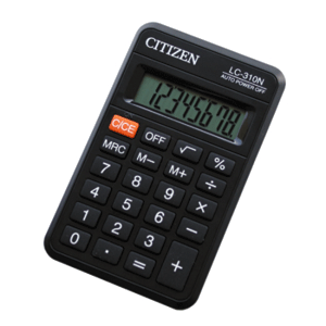 CALCULADORA CITIZEN DE BOLSILLO LC-310N BATERIA CALCULADORA CITIZEN DE BOLSILLO LC-310N BATERIA