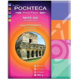 PAPEL FOTOGRAFICO MATE SATIN 200G T/C15H PAPEL FOTOGRAFICO MATE SATIN 200G T/C15H