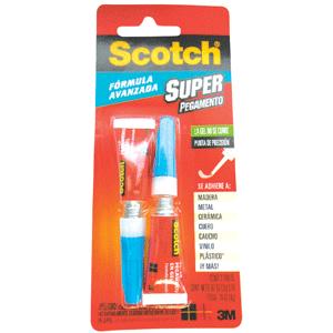 SUPER GLUE LIQUIDO 4 GRAMOS 2PACK SUPER GLUE LIQUIDO 4 GRAMOS 2PACK
